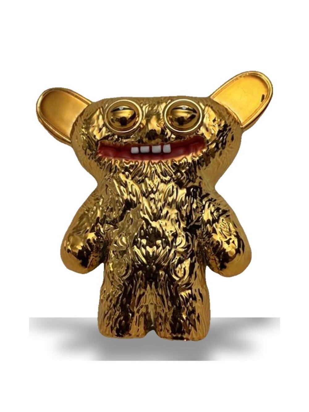 Fuggler 2.5" Totally Gold Monster Mini Figure Very Rare